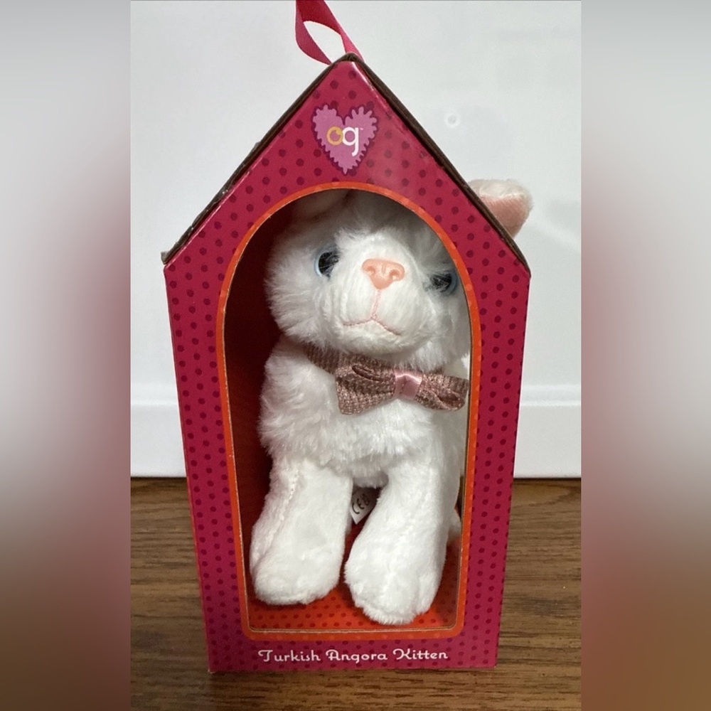 Our Generation Posable Turkish Angora Kitten 6" Pet Cat Plush - NWT